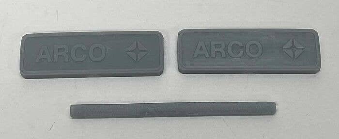 ARCO Gas Sign - 3D Printed Kit -- Unpainted, HO, Phoenix Precision Models 31648