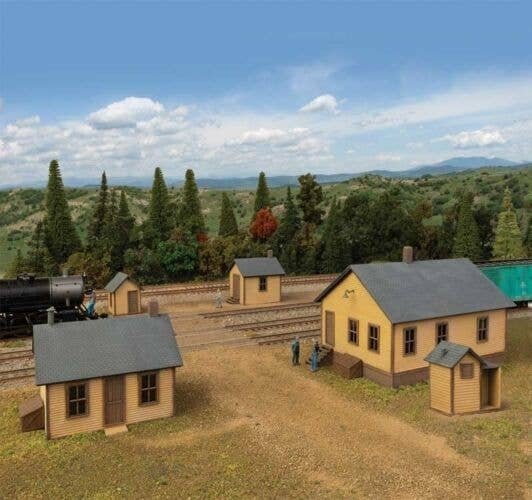 Vintage Trackside Structures -- Kit, HO, Walthers Cornerstone 4060