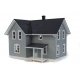 Tillman Farm House -- Kit - 4-11/16 x 4-1/4 x 4-3/8′ 11.9 x 10.7 x 11.1cm, HO, Walthers Cornerstone 3789