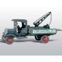 American Trucks - 1914 Diamond T (Cast Metal Kit) -- Service Truck with Winch (Dry Transfer Lettering), HO, Woodland Scenics 217
