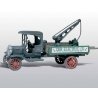 American Trucks - 1914 Diamond T (Cast Metal Kit) -- Service Truck with Winch (Dry Transfer Lettering), HO, Woodland Scenics 217