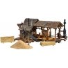 Buzz`s Sawmill - Built & Ready Landmark Structures(R) -- Assembled - 7-1/2 x 5-7/8` 19 x 14.9 c, HO, Woodland Scenics 5044
