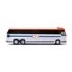 1984 MCI MC-9 Motorcoach Bus - Assembled -- Canadian National (silver, white, blue, red), HO, Iconic Replicas 870323