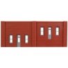 N Scale Modulars System(TM) (Plastic) -- Street/Dock Level Entry Doors pkg(3) 3-1/2′ W, N, Design Preservation Models 60104