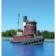 81′ Railroad Tug Boat - Resin Kit -- Unpainted, N, SYLVAN SCALE MODELS N2027