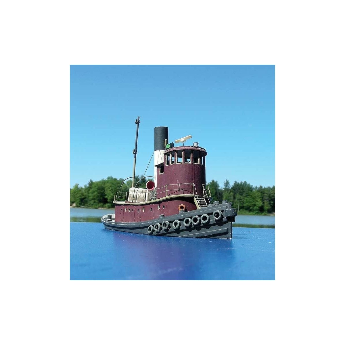 81′ Railroad Tug Boat - Resin Kit -- Unpainted, N, SYLVAN SCALE MODELS N2027