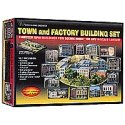 Town & Factory Building Set(TM) -- Kit, N, Woodland Scenics 1485