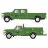 1990s Ford(R) F-250 - F-350 Standard Cab Pickup Set - Assembled1990s -- Burlington Northern (Cascade Green), N, Atlas Model Rail