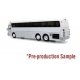 1986 Eagle Model 10 Bus - Assembled -- Painted, Unlettered (white), HO, Iconic Replicas 870360