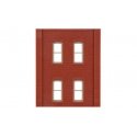 Modular Building System(TM) -- Two-Story Wall Sections w/4 Rectangular Windows - Kit, HO, Design Preservation Models 30138