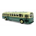 1940s-1950s ACF Brill CD-44 Transit Bus - Assembled -- Chicago Surface Lines (white, green, orange), HO, Iconic Replicas 870370