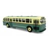 1940s-1950s ACF Brill CD-44 Transit Bus - Assembled -- Chicago Surface Lines (white, green, orange), HO, Iconic Replicas 870370