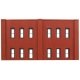 N Scale Modulars System(TM) (Plastic) -- Two-Story 12-Window pkg(3) 3-1/2′ Wide x 1-15, N, Design Preservation Models 60122