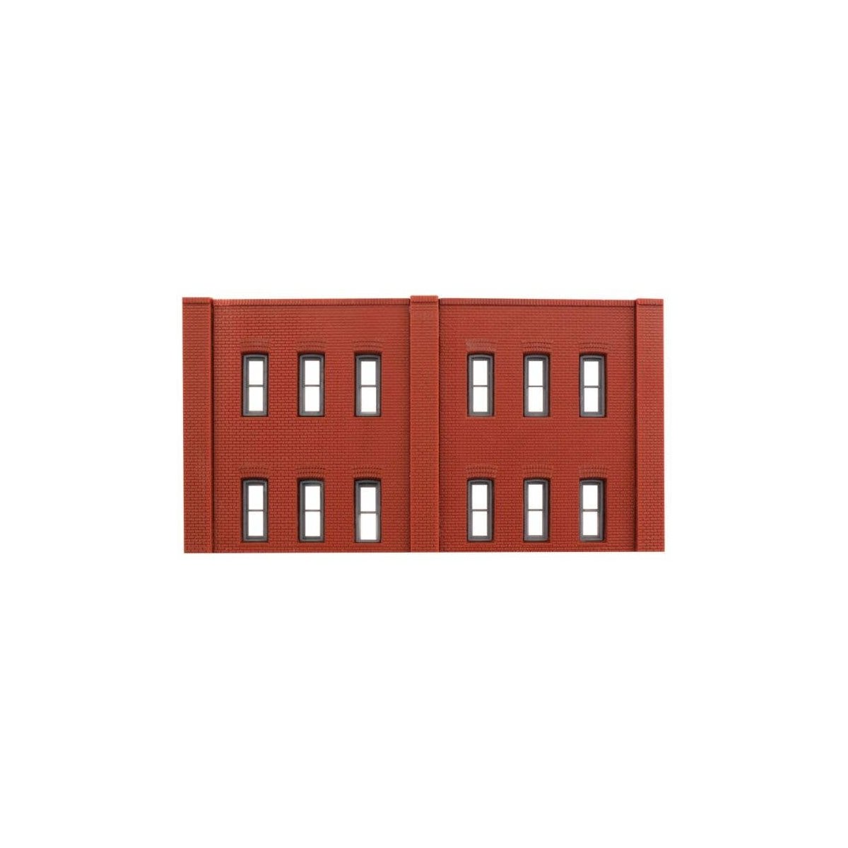 N Scale Modulars System(TM) (Plastic) -- Two-Story 12-Window pkg(3) 3-1/2′ Wide x 1-15, N, Design Preservation Models 60122