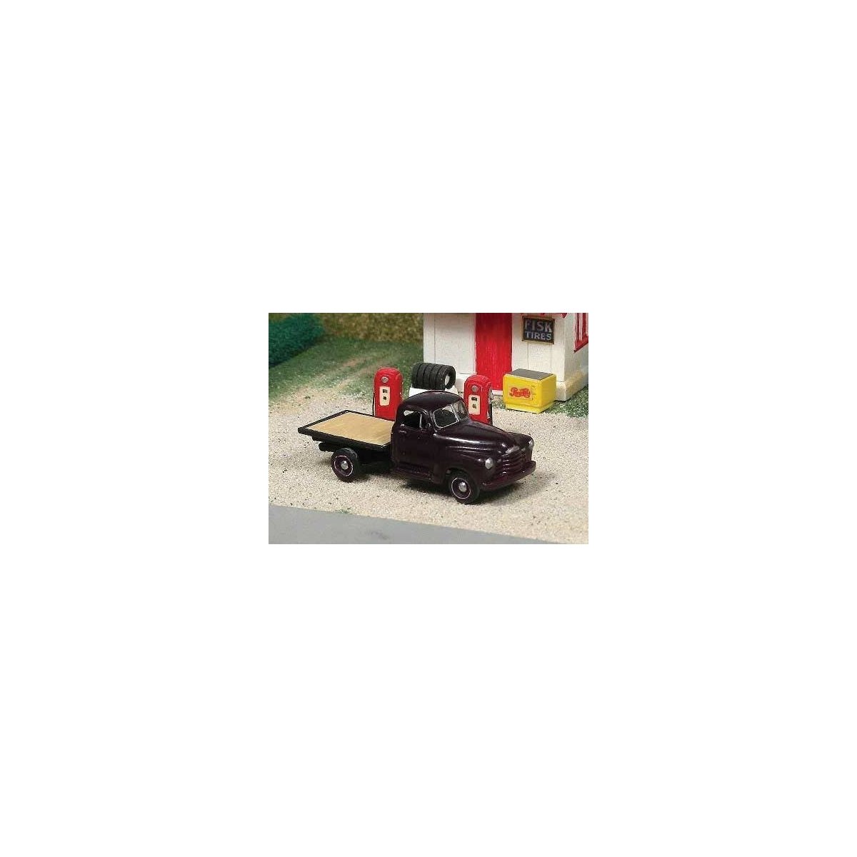 1947-1953 Chevrolet Half-Ton Flatbed Truck - Resin Kit -- Unpainted, HO, SYLVAN SCALE MODELS V354