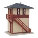Trackside Signal Tower -- Assembled - 2-7/8 x 2-3/16 x 3-1/4′ 7.3 x 5.5 x 8.2cm, HO, WalthersTrainline 810