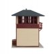 Trackside Signal Tower -- Assembled - 2-7/8 x 2-3/16 x 3-1/4′ 7.3 x 5.5 x 8.2cm, HO, WalthersTrainline 810