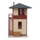 Trackside Signal Tower -- Assembled - 2-7/8 x 2-3/16 x 3-1/4′ 7.3 x 5.5 x 8.2cm, HO, WalthersTrainline 810
