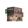 Corner Emporium - Built-&-Ready Landmark Structures(R) -- Assembled - 4-3/16 x 2-3/4′ 10.6 x 7c, HO, Woodland Scenics 5024