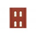 Modular Building System(TM) -- Two-Story Wall Sections w/4 Arched Windows - Kit, HO, Design Preservation Models 30108
