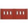 N Scale Modulars System(TM) (Plastic) -- Dock Level Windows pkg(3) 3-1/2′ Wide x 1-13/, N, Design Preservation Models 60102