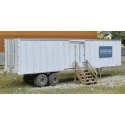 Construction Site Storage Trailer -- Kit, HO, Walthers SceneMaster 2901