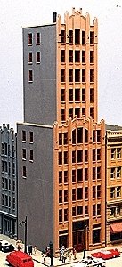 Falcon Tower -- Kit - 5 x 4-1/4 x 16′ 12.7 x 10.8 x 40.6cm, HO, Lunde Studios 23