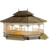 Built-&-Ready Landmark Structures(R) - Assembled -- Grand Gazebo - 6-5/16 x 5-9/32′ 16 x 13.4cm, HO, Woodland Scenics 5035