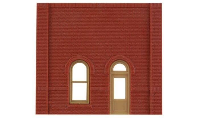 Modular Building System(TM) -- Street-Level Wall Sections with Arched Entry - Kit pkg, HO, Design Preservation Models 30101