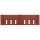 N Scale Modulars System(TM) (Plastic) -- One-Story Window Section pkg(3): 3-1/2′ Wide , N, Design Preservation Models 60112