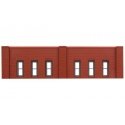 N Scale Modulars System(TM) (Plastic) -- One-Story Window Section pkg(3): 3-1/2′ Wide , N, Design Preservation Models 60112