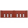 N Scale Modulars System(TM) (Plastic) -- One-Story Window Section pkg(3): 3-1/2′ Wide , N, Design Preservation Models 60112