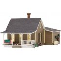 Granny`s House - Built-&-Ready Landmark Structures(R) -- Assembled - 3-3/4 x 5-7/16` 9.5 x 13.8, HO, Woodland Scenics 5027