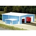 The Shops -- Scale 70 x 80′ 21.3 x 24.4m (blue), N, Pikestuff 8014