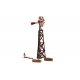 Old Windmill - Built-&-Ready Landmark Structures(R) -- Assembled - 3-3/8 x 2-3/16′ 8.6 x 5.6cm, HO, Woodland Scenics 5042