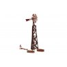 Old Windmill - Built-&-Ready Landmark Structures(R) -- Assembled - 3-3/8 x 2-3/16′ 8.6 x 5.6cm, HO, Woodland Scenics 5042