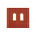 Modular Building System(TM) -- Dock Level Wall Sections w/Arched Windows - Kit, HO, Design Preservation Models 30103