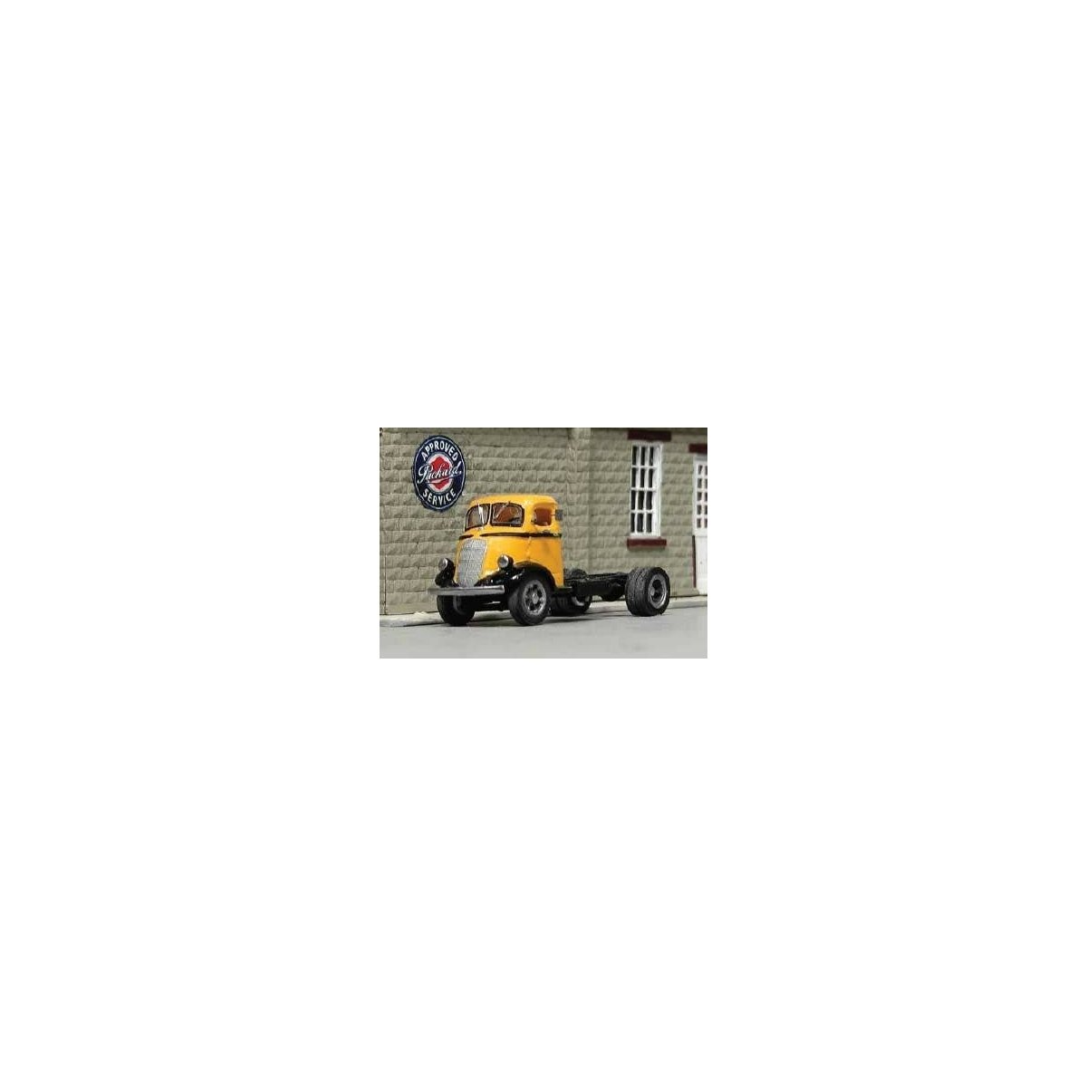1937 Studebaker COE Cab & Chassis Tractor Only - Resin Kit -- Unpainted Resin Castings, HO, SYLVAN SCALE MODELS V366