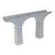 Single-Track Cut-Stone Viaduct -- 18 x 3-1/4′ cm, Variable Height, HO, Atlas Model Railroad Co. 70000225