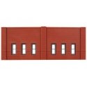 N Scale Modulars System(TM) (Plastic) -- Street level Windows pkg(3) 3-1/2′ Wide x 1-1, N, Design Preservation Models 60103
