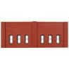 N Scale Modulars System(TM) (Plastic) -- Street level Windows pkg(3) 3-1/2′ Wide x 1-1, N, Design Preservation Models 60103
