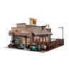 Deuce`s Cycle Shop - Built-&-Ready Landmark Structures(R) -- Assembled - 11-3/4 x 10` 29.8 x 25., O, Woodland Scenics 5846