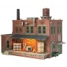 Morrison Door Factory - Built-&-Ready Landmark Structures(R) -- Assembled - 11-7/8 x 10-7/16 x 10, O, Woodland Scenics 5848