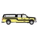 Ford(R) F-350 Crew-Cab Pickup Truck - Assembled -- Fire Chief Command Unit (yellow, black, white), HO, Atlas Model Railroad Co. 