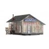 Built-&-Ready(R) - Assembled -- Carver′s Butcher Shoppe, HO, Woodland Scenics 5068