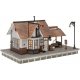 The Depot - Built-&-Ready Landmark Structures(R) -- Assembled with Interior Light - 3-9/16 x 2′ , N, Woodland Scenics 4942