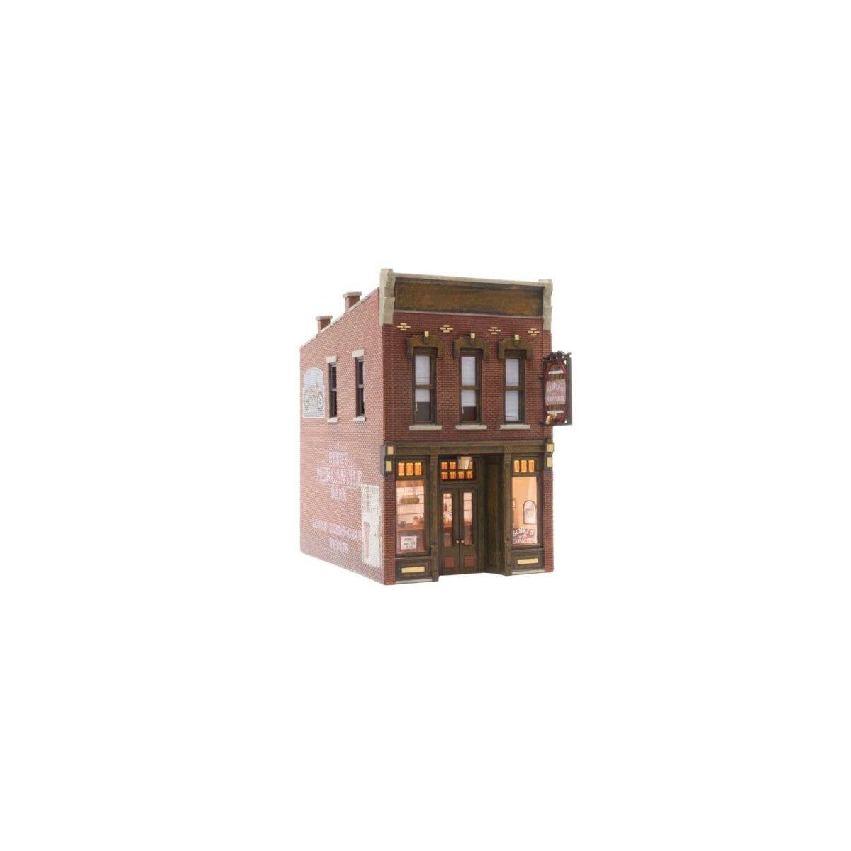Built & Ready(R) Landmark Structures(R) - Assembled -- Sully`s Tavern 1-1/2 x 2-1/4` 3.81 x 5.71, N, Woodland Scenics 4940