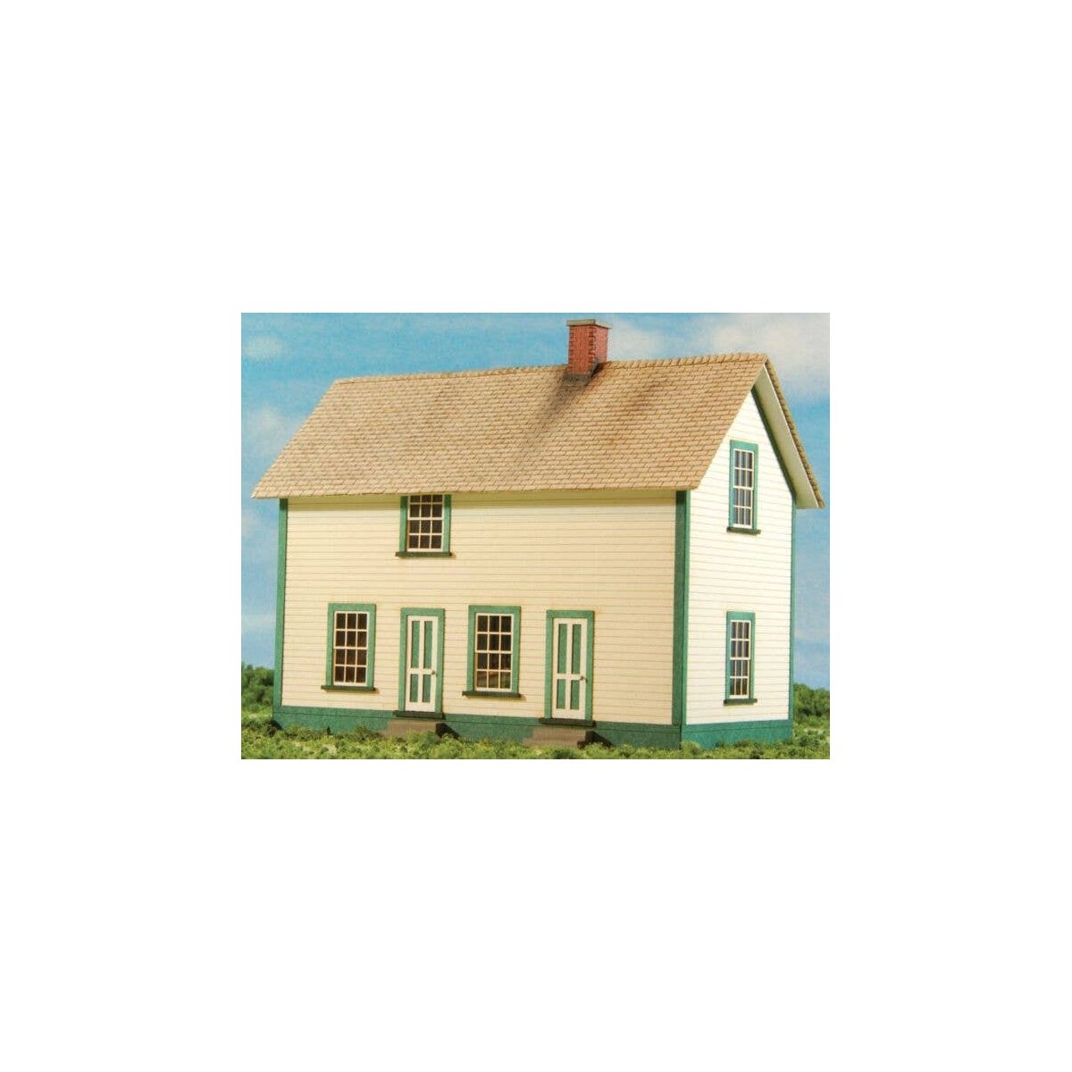 Crew Dwelling -- Kit - 4-7/8 x 3-5/8 x 4′ 12.4 x 9.2 x 10.2cm, HO, GCLaser 19092