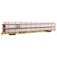 89′ Flatcar w/Tri-Level Shielded Auto Rack - Ready to Run -- Conrail 850282, TTKX Flatcar (yello, HO, WalthersMainline 8311