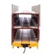 89′ Flatcar w/Tri-Level Shielded Auto Rack - Ready to Run -- Conrail 850271, TTKX Flatcar (yello, HO, WalthersMainline 8310